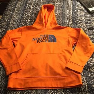 Orange North Face Sweatshirt 